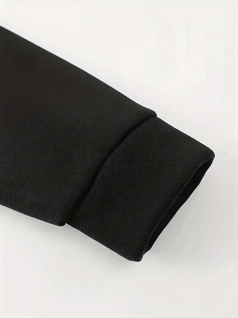 Y2K-Inspired Black Hoodie