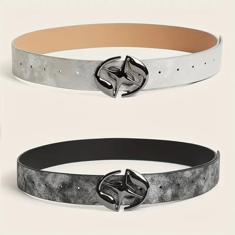 Y2K Personalized Belt Star Cross
