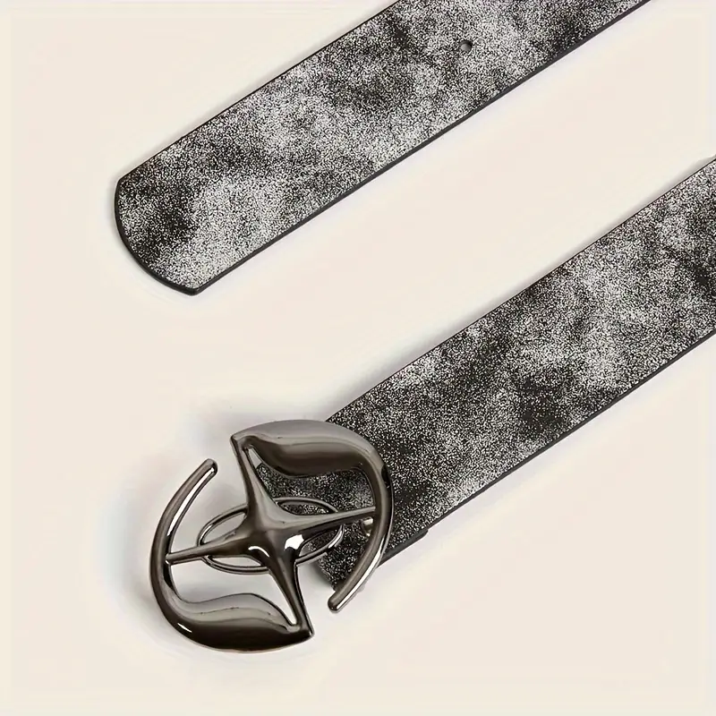 Y2K Personalized Belt Star Cross