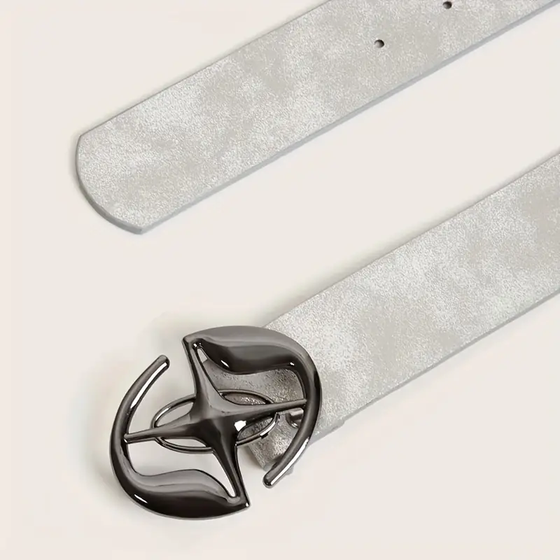 Y2K Personalized Belt Star Cross