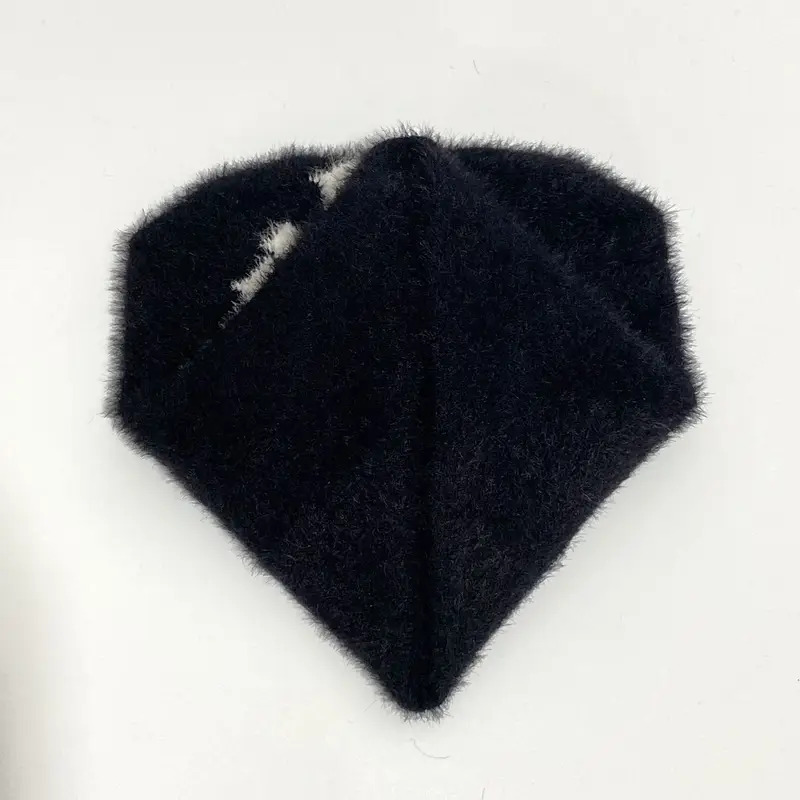 Y2K Hip-Hop Plush Beanie