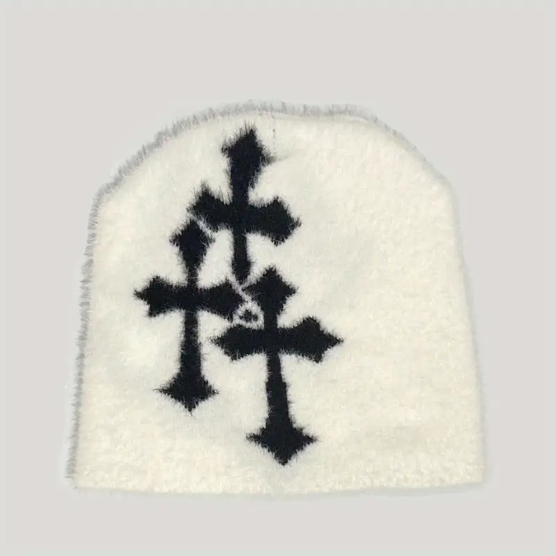 Y2K Hip-Hop Plush Beanie
