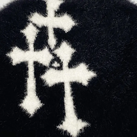 Y2K Hip-Hop Plush Beanie